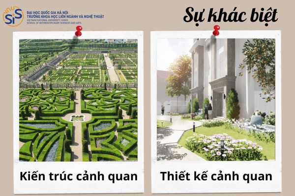 Tìm hiểu sự khác biệt giữa Kiến trúc cảnh quan và Thiết kế cảnh quan