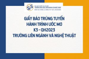 Giấy báo trúng tuyển hành trình ước mơ k3-qh2023
