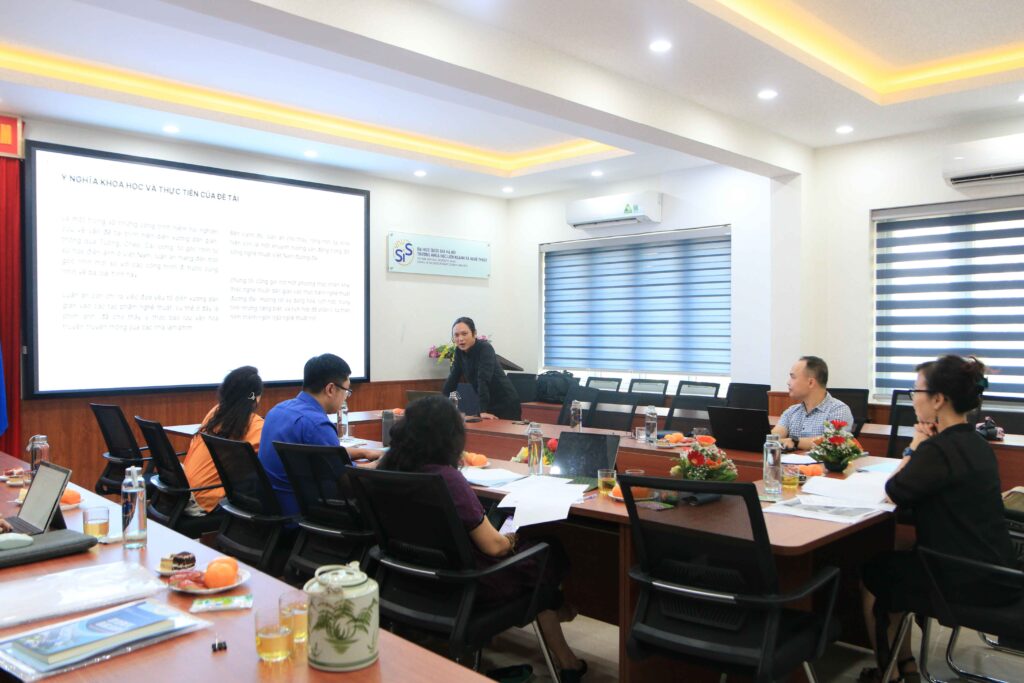 Họp tiểu ban xét tuyển nghiên cứu sinh 2