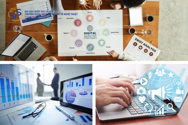 Nhân viên Marketing có nhiệm vụ quảng bá sản phẩm, dịch vụ của một doanh nghiệp đến với khách hàng