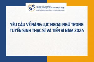 Yêu cầu về năng lực ngoại ngữ trong tuyển sinh Thạc sĩ và Tiến sĩ năm 2024