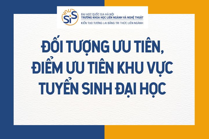 Đối tượng ưu tiên, điểm ưu tiên khu vực tuyển sinh sau đại học